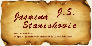 Jasmina Stanišković vizit kartica